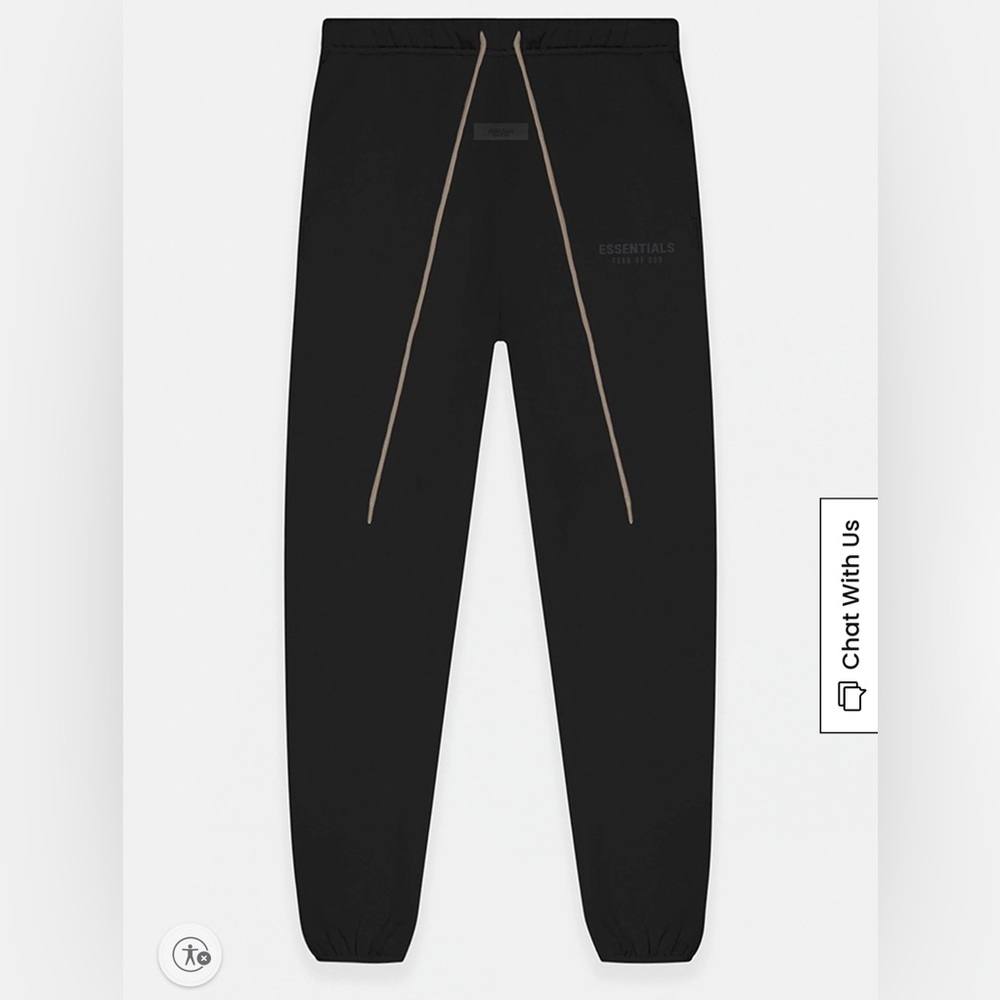 Fear of God Black Track Pants